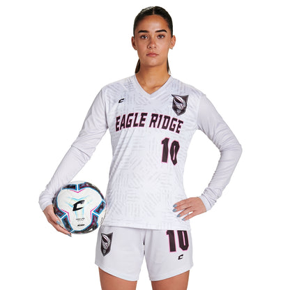 Champro - Sublimated - Ladies V-Neck Long Sleeve Soccer Jersey