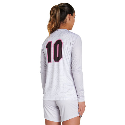 Champro - Sublimated - Ladies V-Neck Long Sleeve Soccer Jersey