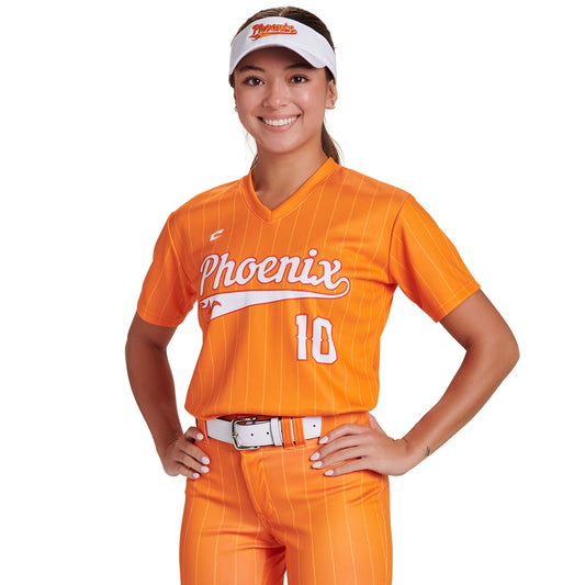 Champro - Sublimated - Ladies V-Neck Short Sleeve Jersey