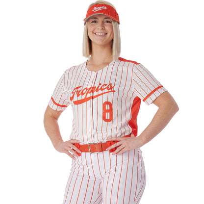 Champro - Sublimated - Ladies Full Button Short Sleeve Jersey