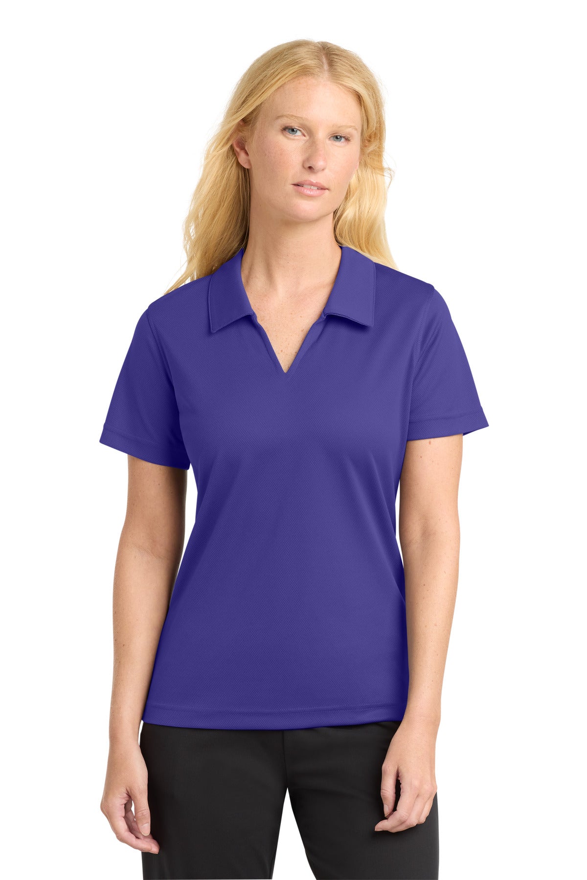 Sport-Tek ®  Women's Dri-Mesh ®  V-Neck Polo.  L469