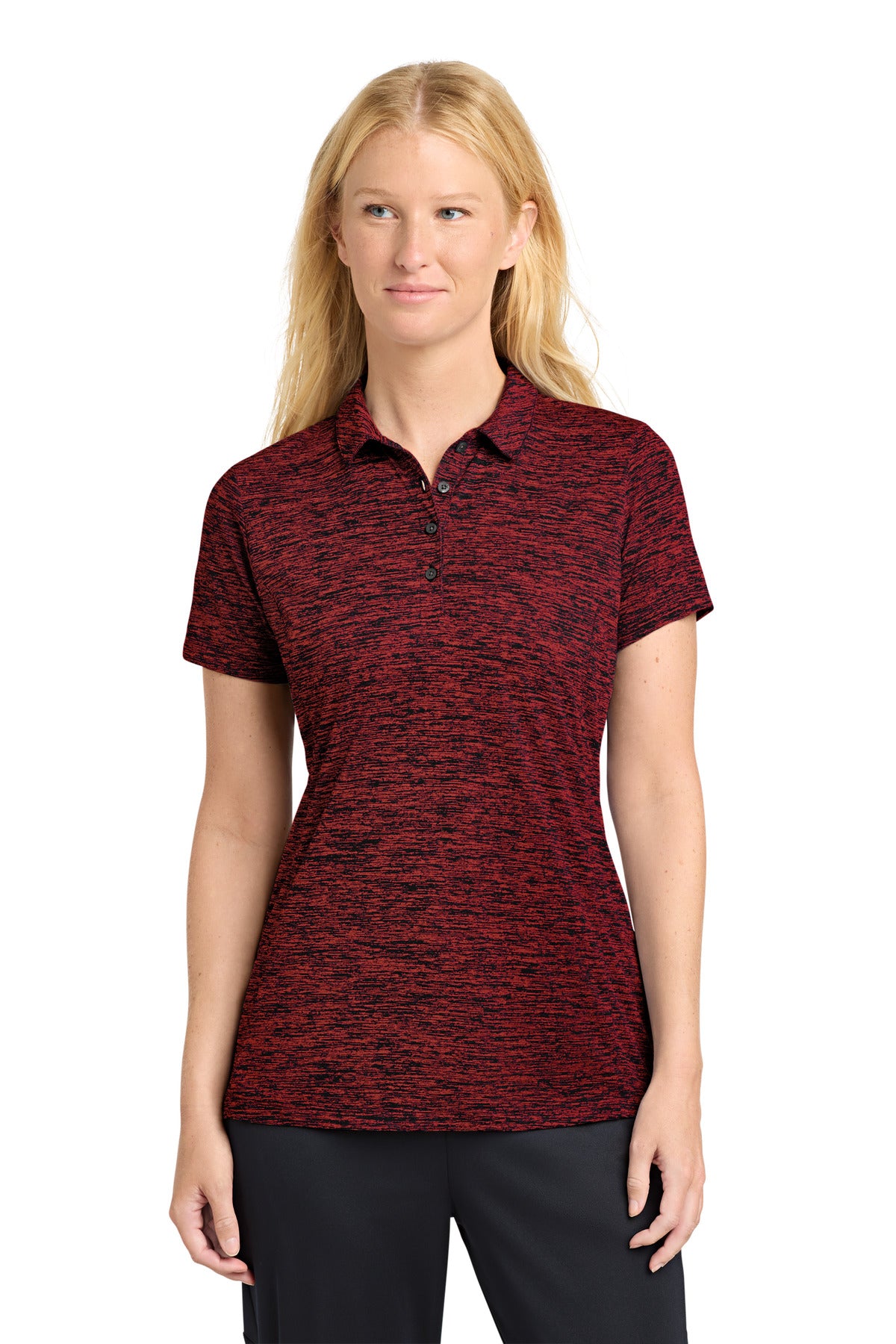 Sport-Tek  ®  Women's PosiCharge  ®  Electric Heather Polo. LST590
