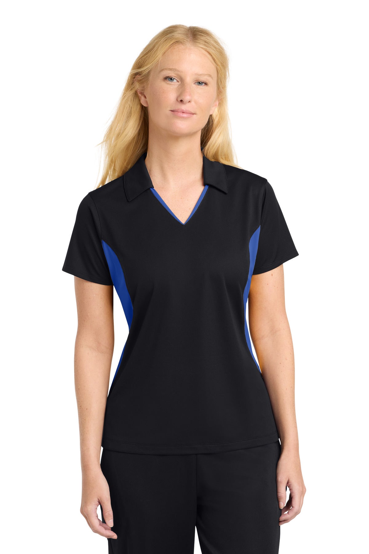 Sport-Tek ®  Women's Side Blocked Micropique Sport-Wick ®  Polo. LST655