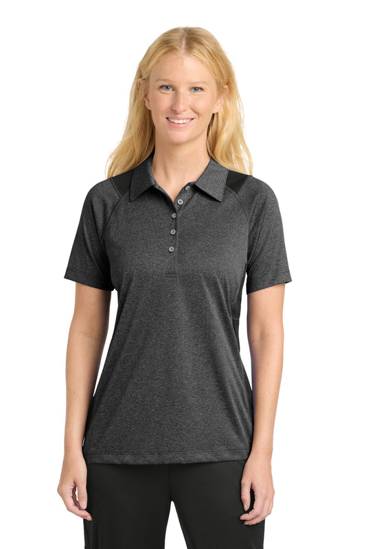 Sport-Tek ®  Women's Heather Colorblock Contender ™  Polo. LST665