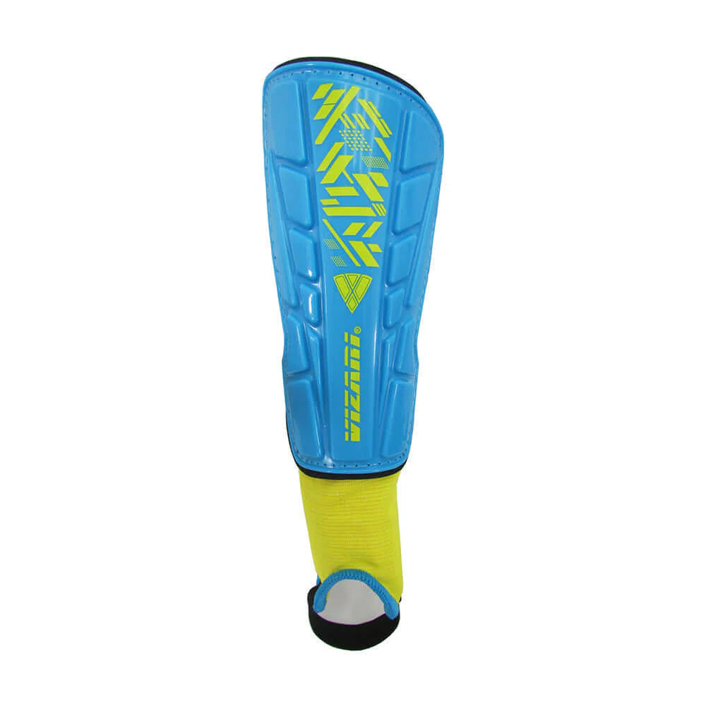 Malaga Soccer Shin Guard with Adjustable Straps-Black