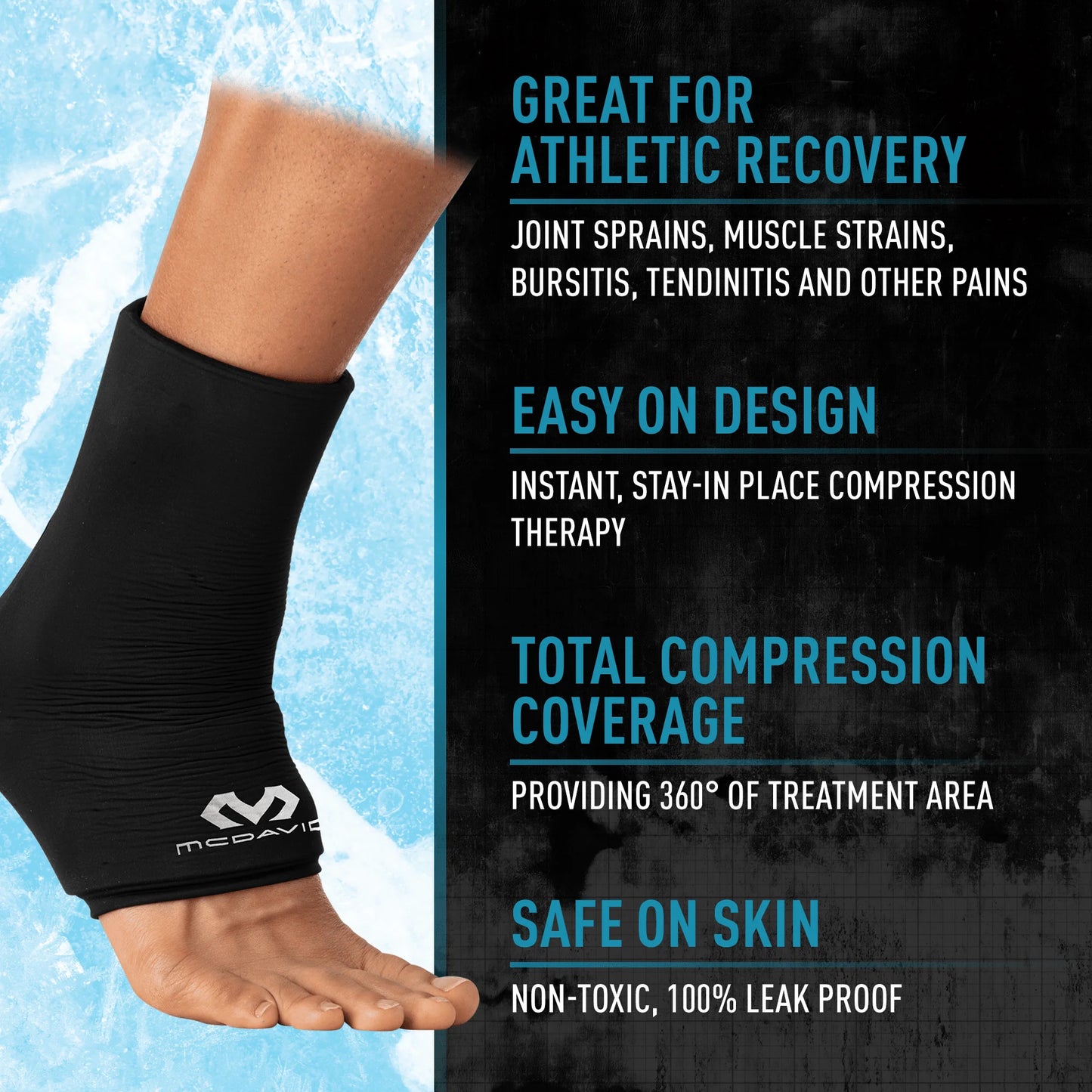 McDavid Flex Ice Therapy Ankle Compression Sleeve