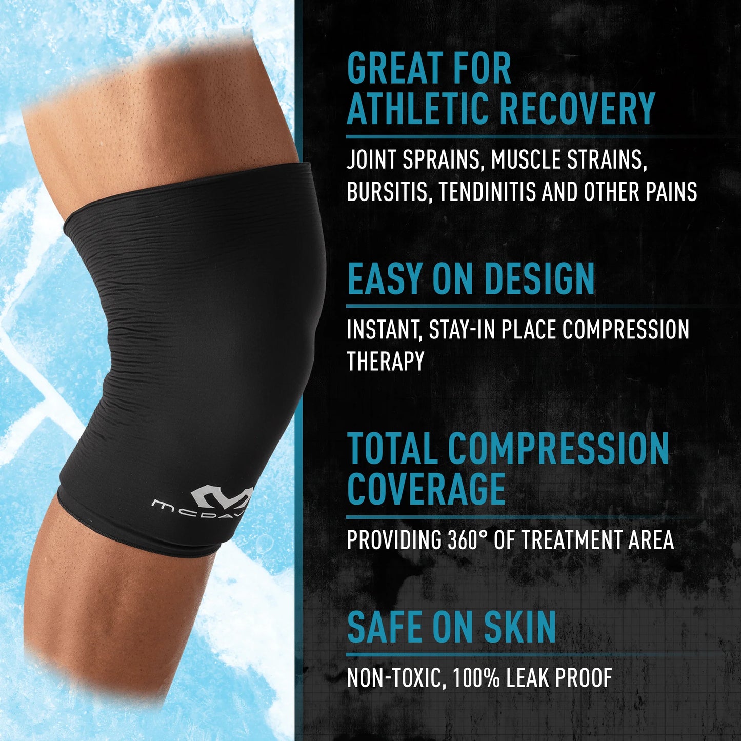 McDavid Flex Ice Therapy Knee/Thigh Compression Sleeve