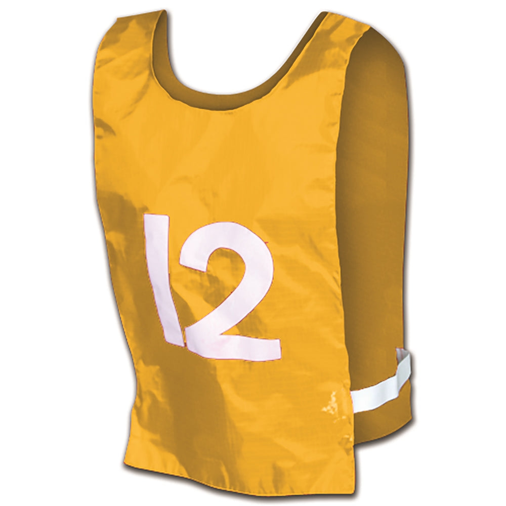Nylon Pinnies With Number 1-12