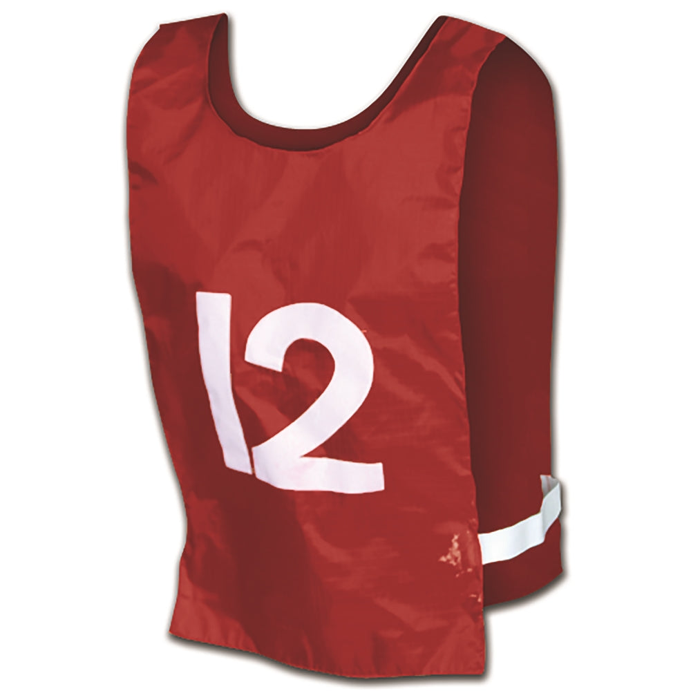 Nylon Pinnies With Number 1-12