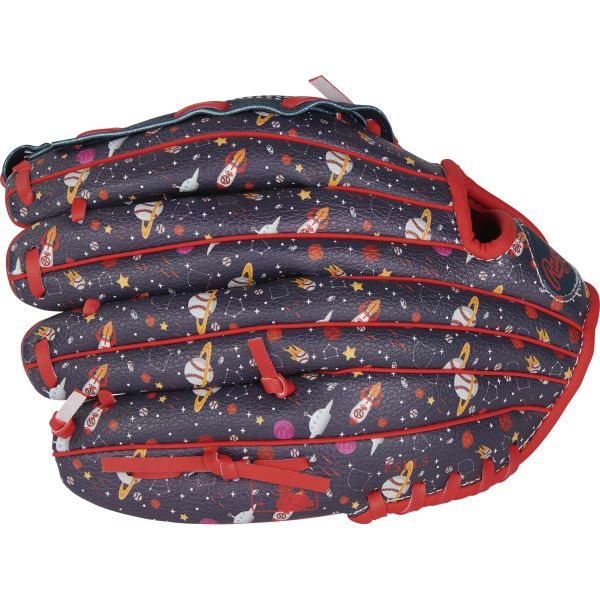 Rawlings 10" Youth Players Series Navy/Space Print Baseball Glove (Left)