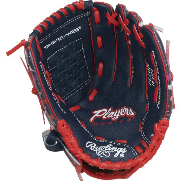 Rawlings 10" Youth Players Series Navy/Space Print Baseball Glove (Left)