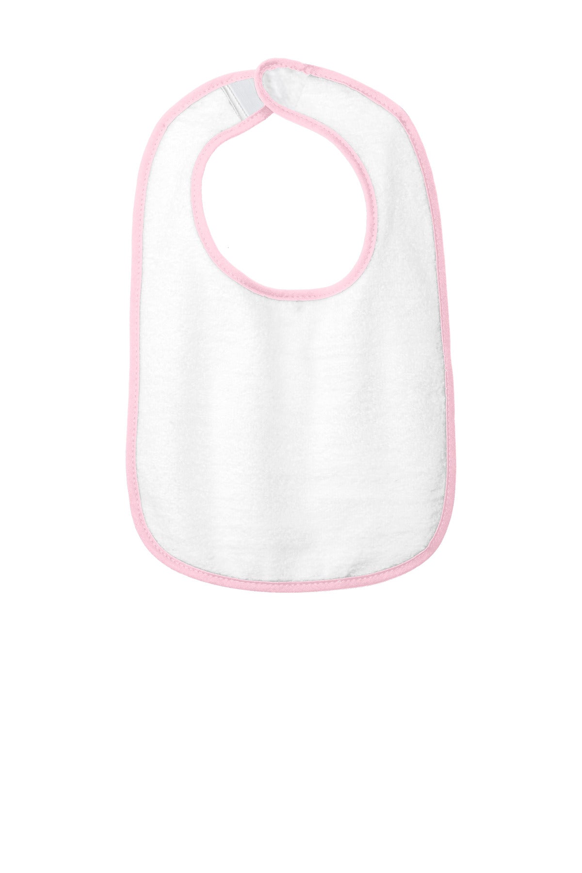 Rabbit Skins ™  Infant Contrast Trim Terry Bib. RS1003
