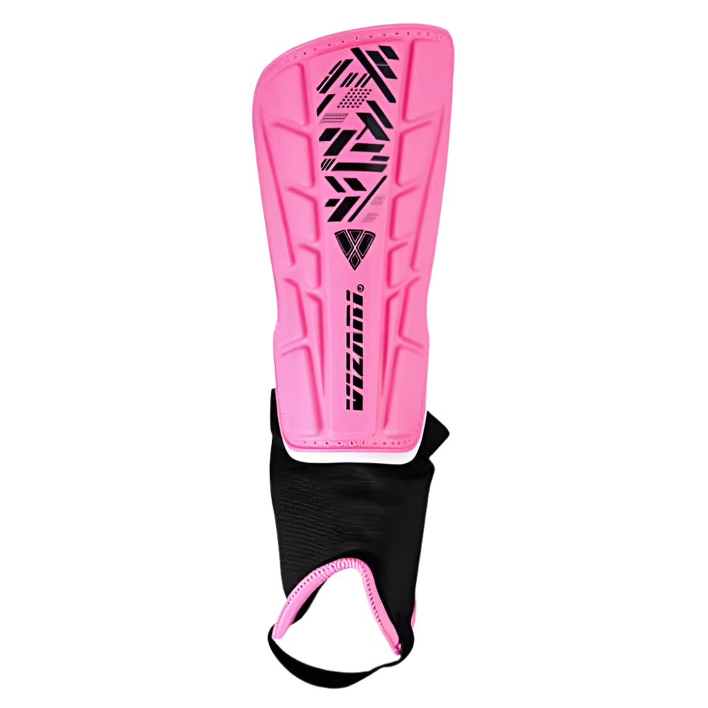 Malaga Soccer Shin Guard with Adjustable Straps-Black