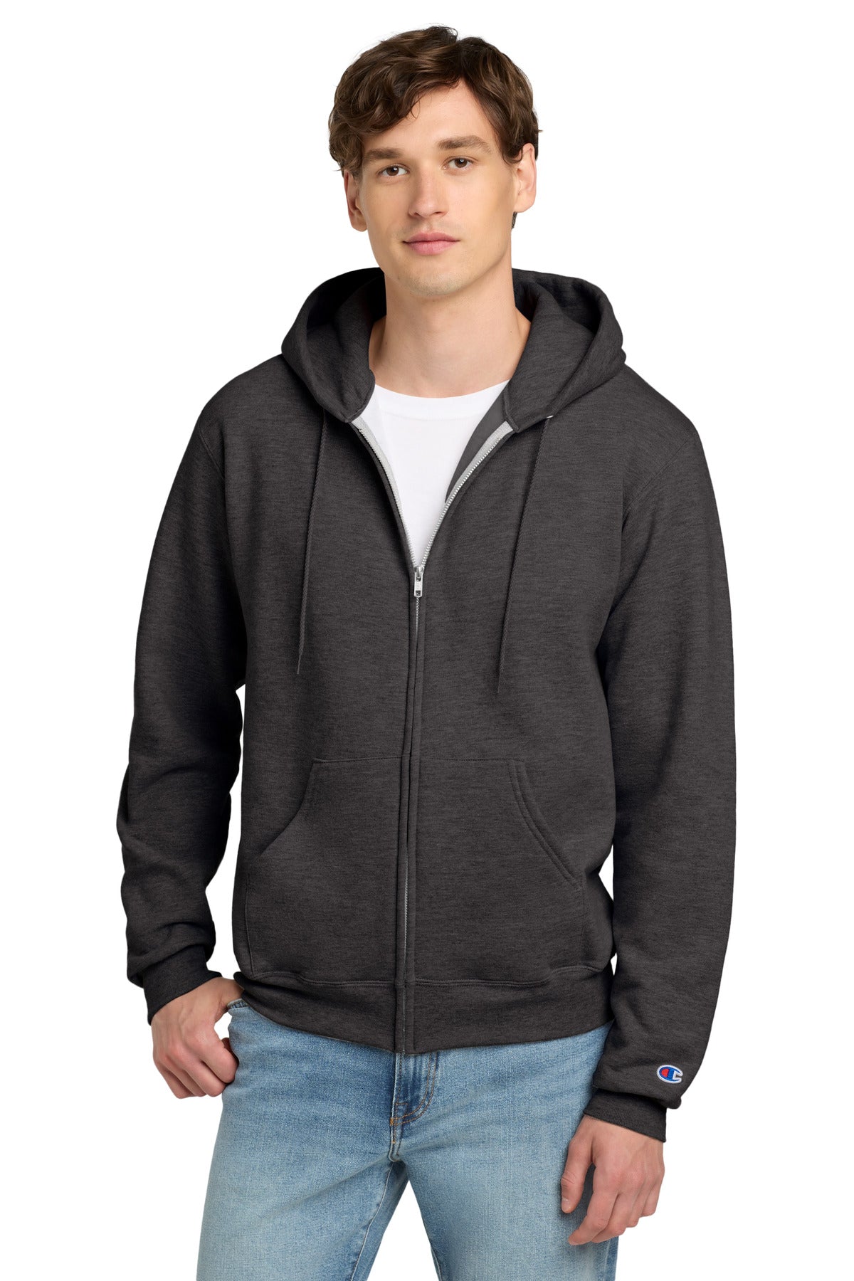 Champion ®  Powerblend ®  Full-Zip Hoodie. S800