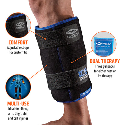 Ice Recovery Compression Thigh, Calf Shin and Arm Wrap