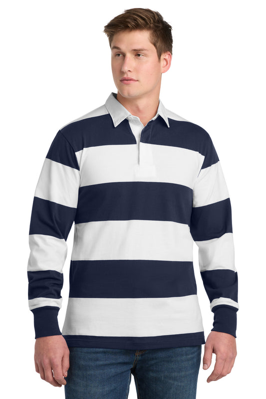 Sport-Tek ®  Classic Long Sleeve Rugby Polo. ST301