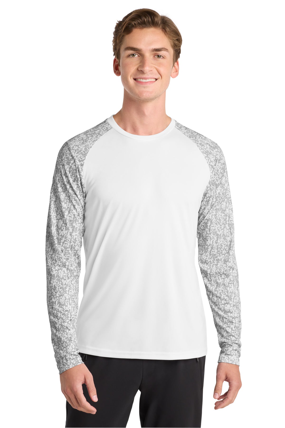 Sport-Tek  ®  Long Sleeve Digi Camo Tee. ST460LS