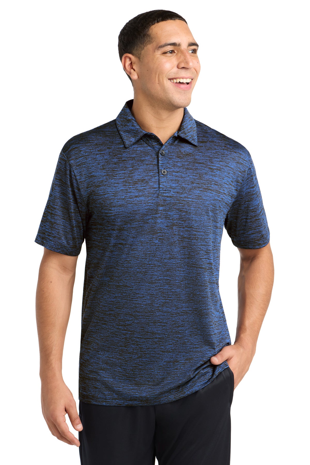 Sport-Tek  ®  PosiCharge  ®  Electric Heather Polo. ST590