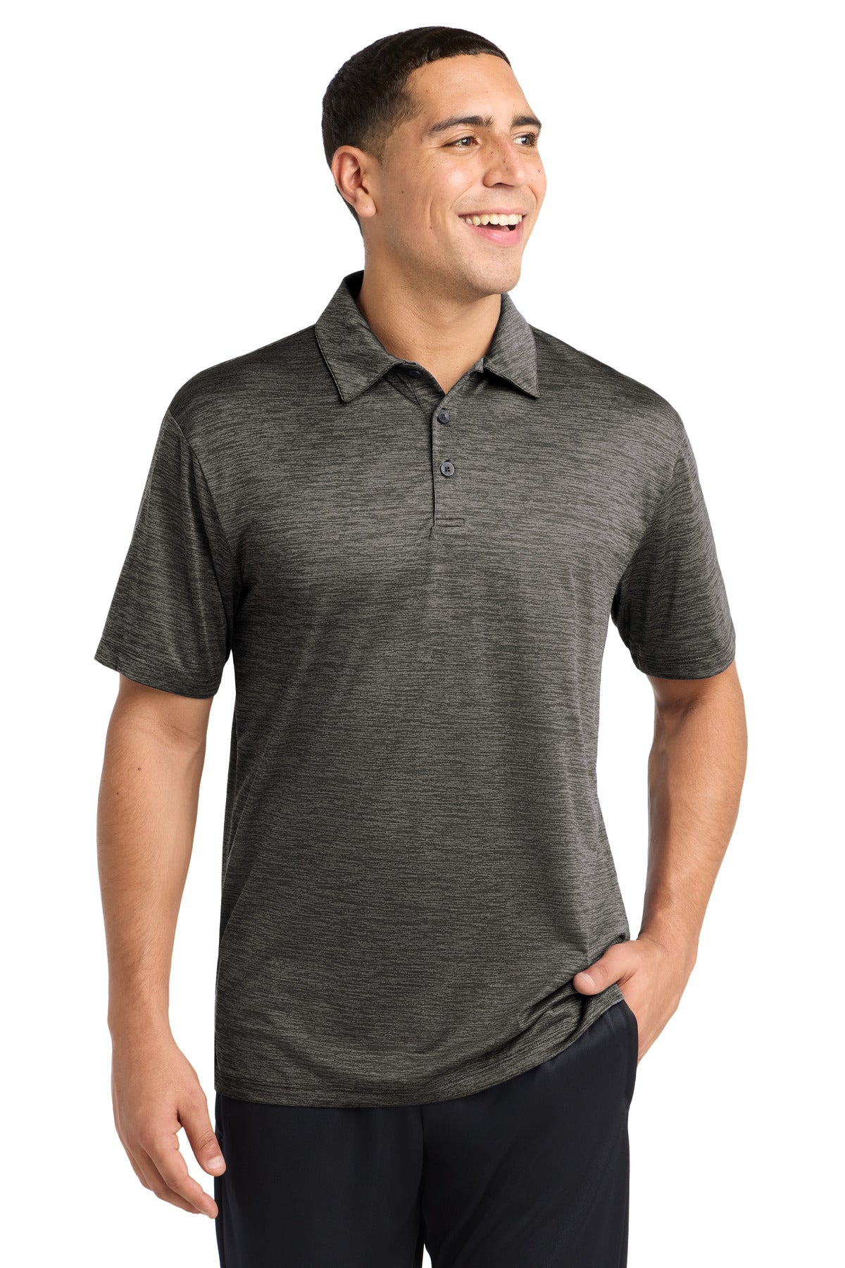 Sport-Tek  ®  PosiCharge  ®  Electric Heather Polo. ST590