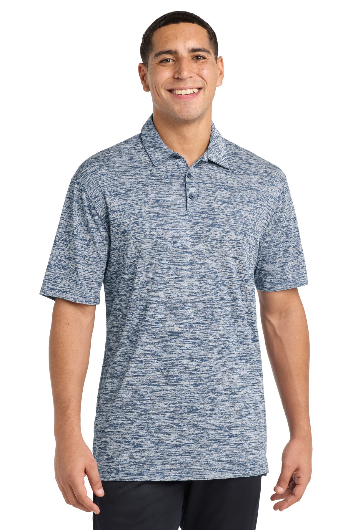 Sport-Tek  ®  PosiCharge  ®  Electric Heather Polo. ST590