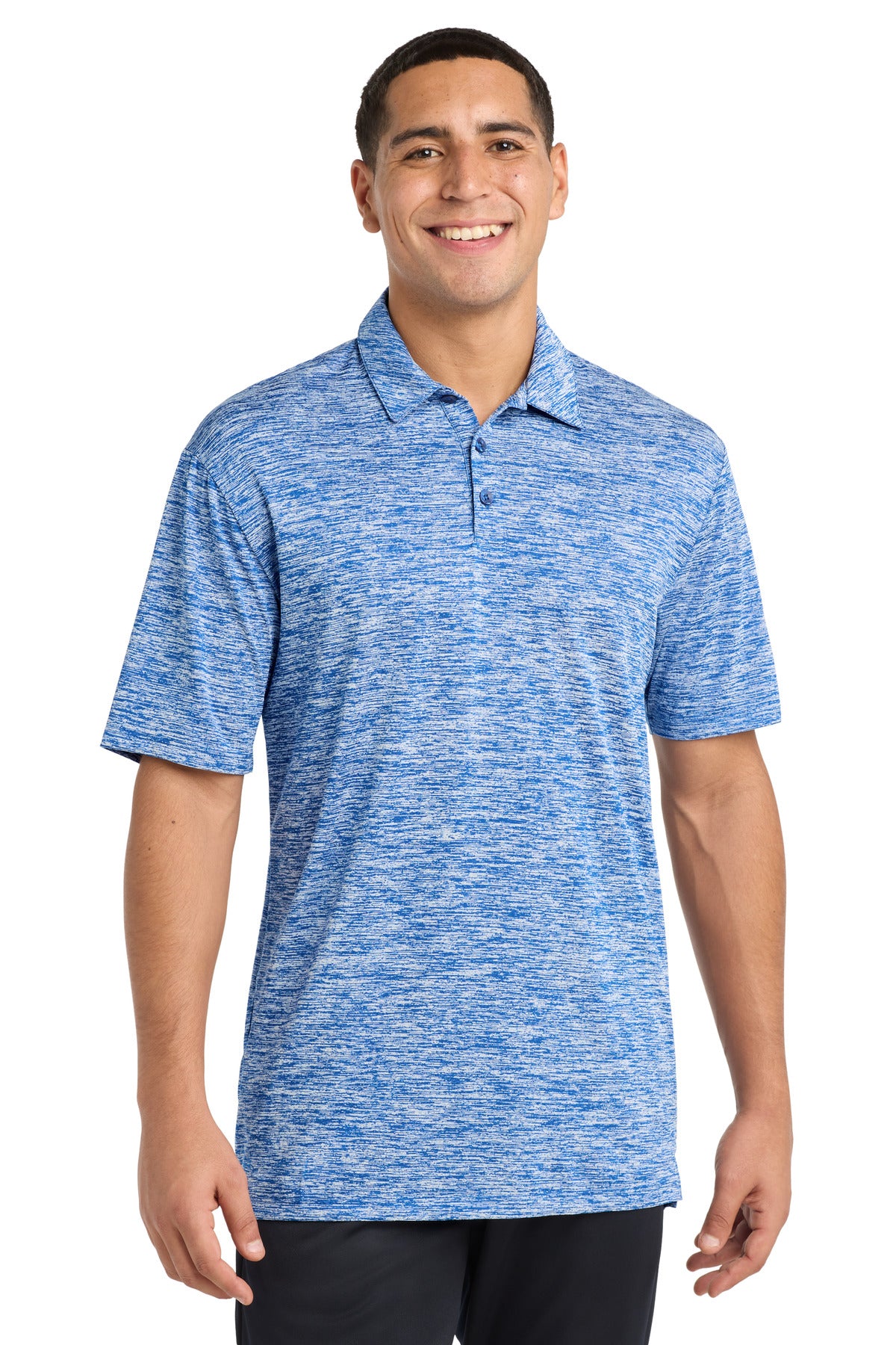 Sport-Tek  ®  PosiCharge  ®  Electric Heather Polo. ST590