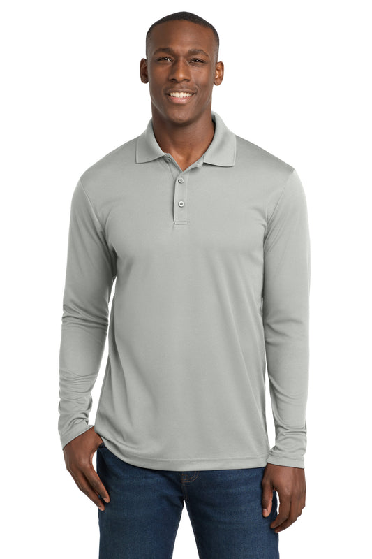 Sport-Tek  ®  PosiCharge  ®  RacerMesh  ®  Long Sleeve Polo. ST640LS