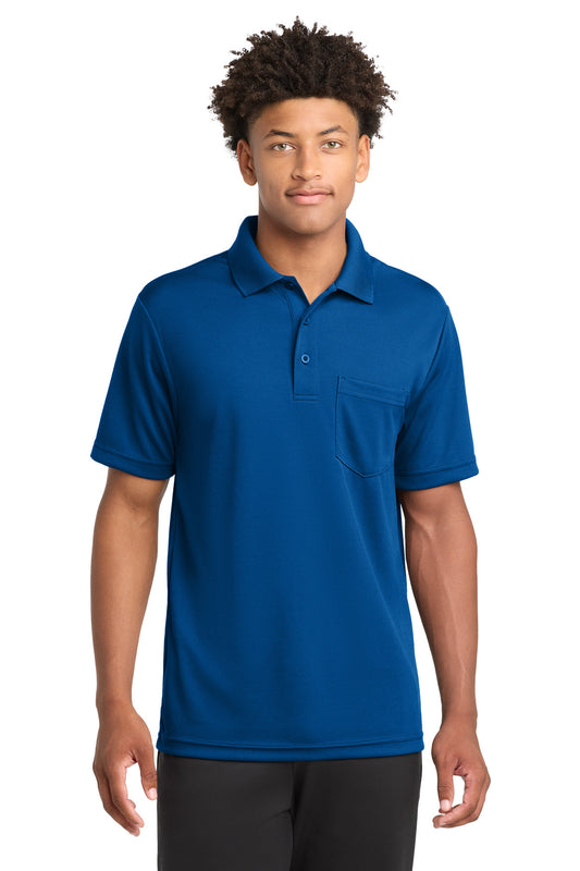 Sport-Tek  ®  PosiCharge  ®  RacerMesh  ®  Pocket Polo. ST640P