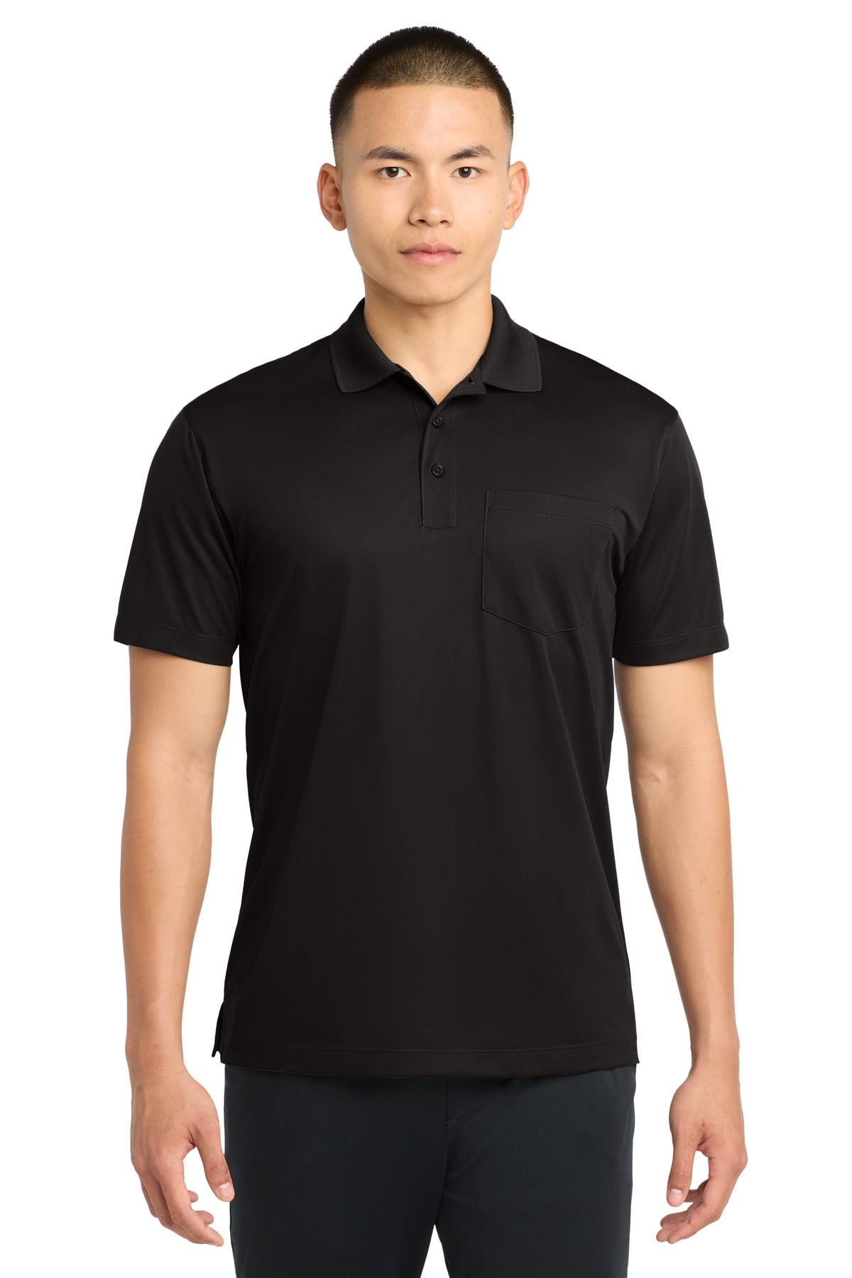 Sport-Tek ®  Micropique Sport-Wick ®  Pocket Polo. ST651