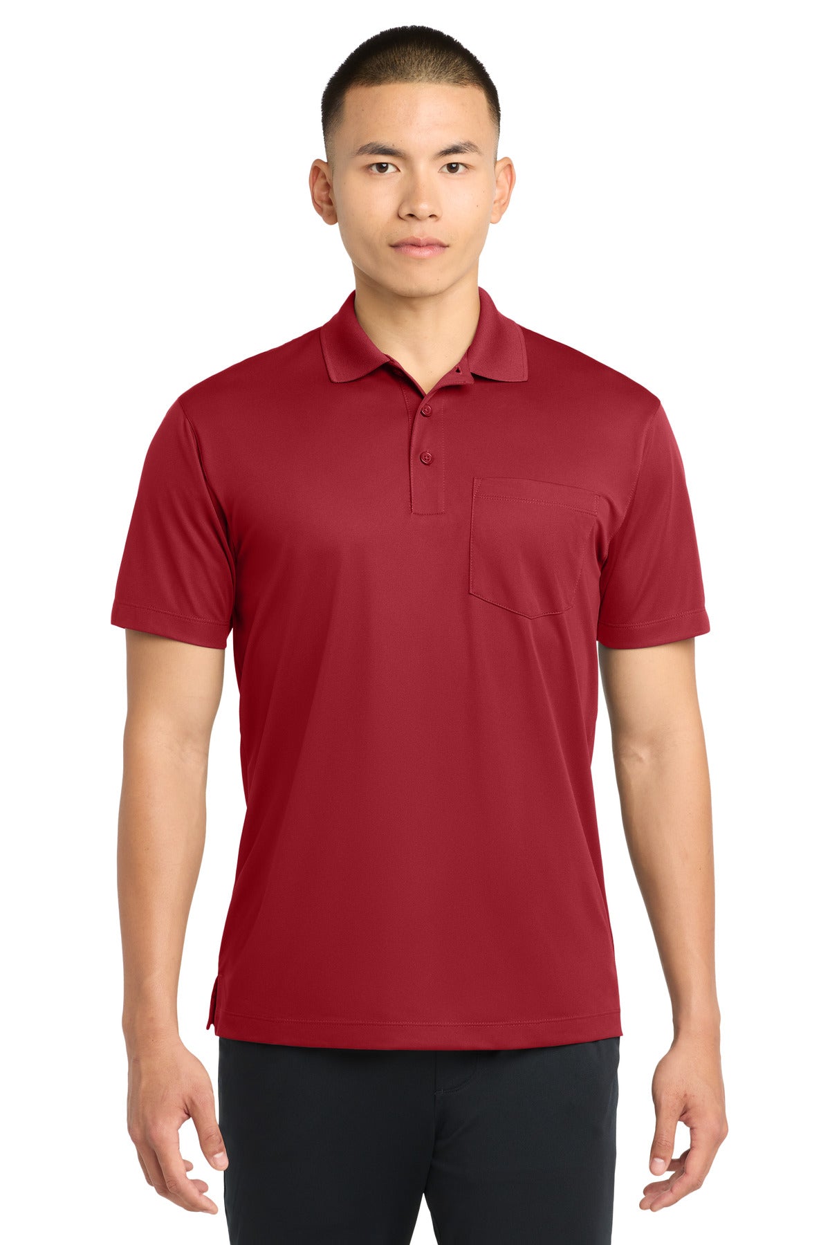 Sport-Tek ®  Micropique Sport-Wick ®  Pocket Polo. ST651