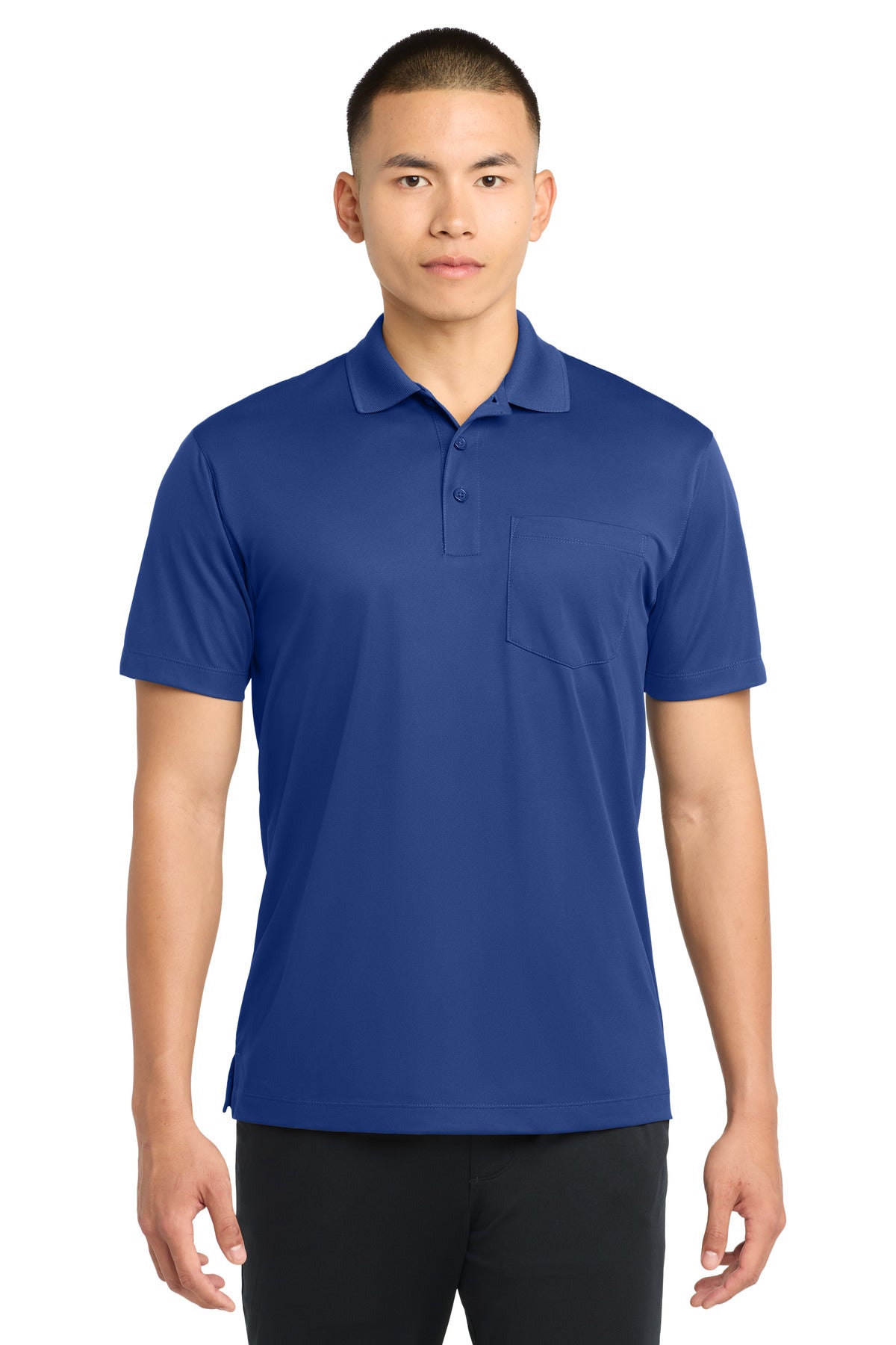 Sport-Tek ®  Micropique Sport-Wick ®  Pocket Polo. ST651