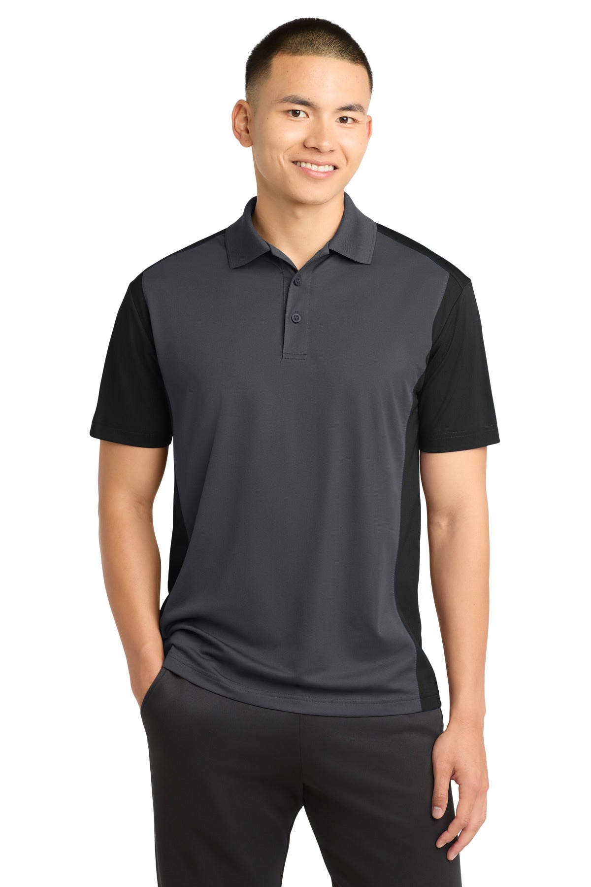Sport-Tek ®  Colorblock Micropique Sport-Wick ®  Polo. ST652
