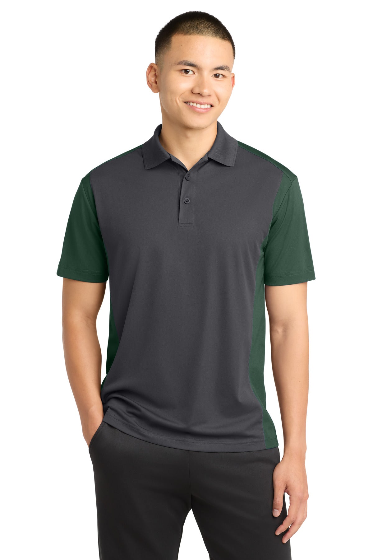Sport-Tek ®  Colorblock Micropique Sport-Wick ®  Polo. ST652