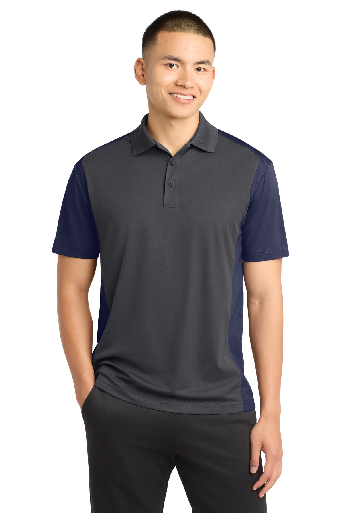 Sport-Tek ®  Colorblock Micropique Sport-Wick ®  Polo. ST652