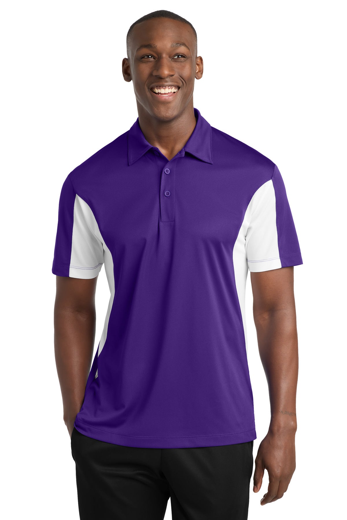 Sport-Tek ®  Side Blocked Micropique Sport-Wick ®  Polo. ST655
