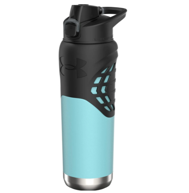 Under Armour Command - 24oz Stainless Steel Water Bottle with Carabiner Easy Carry Hook