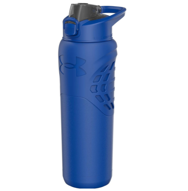 Under Armour Command - 24oz Stainless Steel Water Bottle with Carabiner Easy Carry Hook