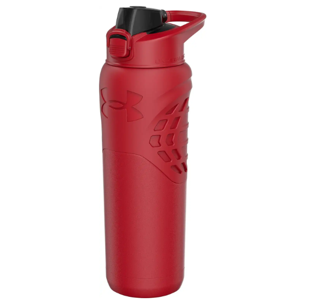 Under Armour Command - 24oz Stainless Steel Water Bottle with Carabiner Easy Carry Hook