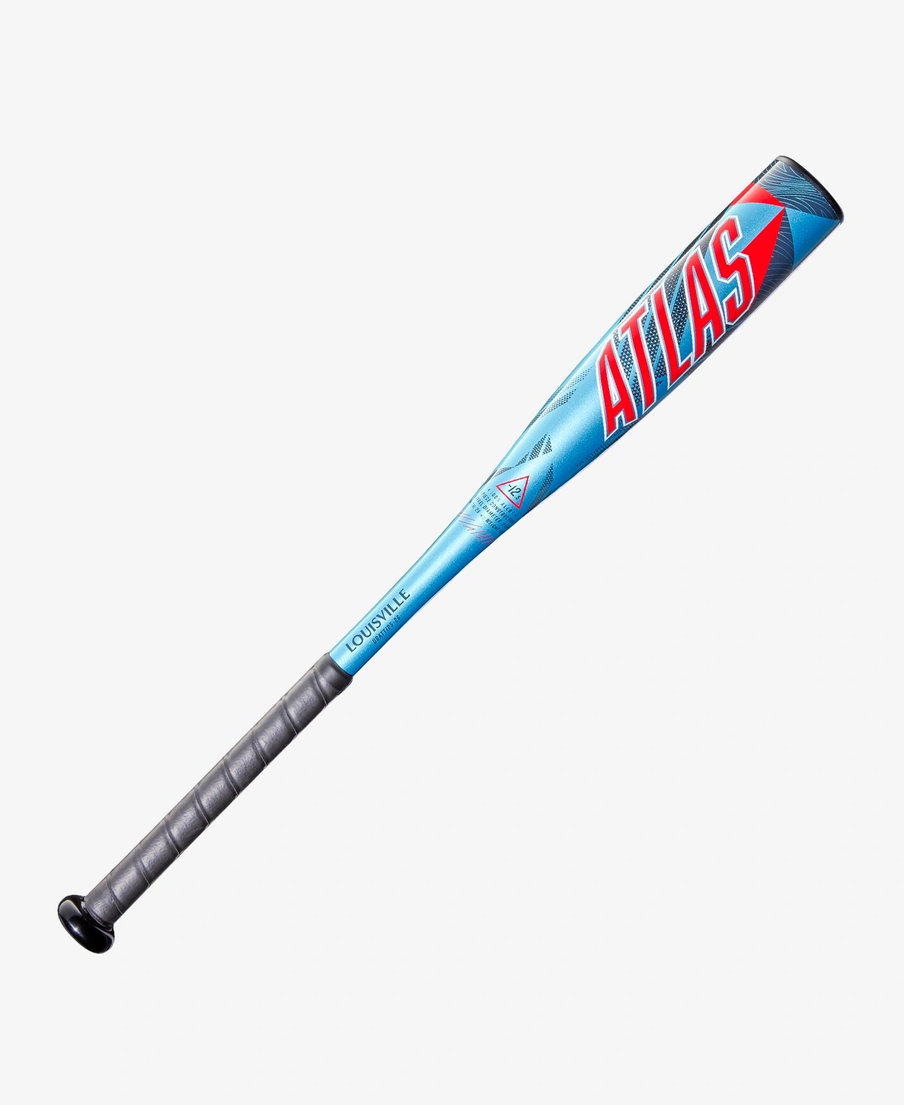 Baseball bat with 'Atlas' branding on a white background
