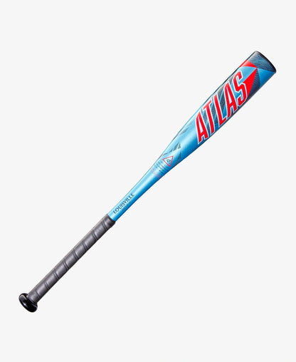Baseball bat with 'Atlas' branding on a white background